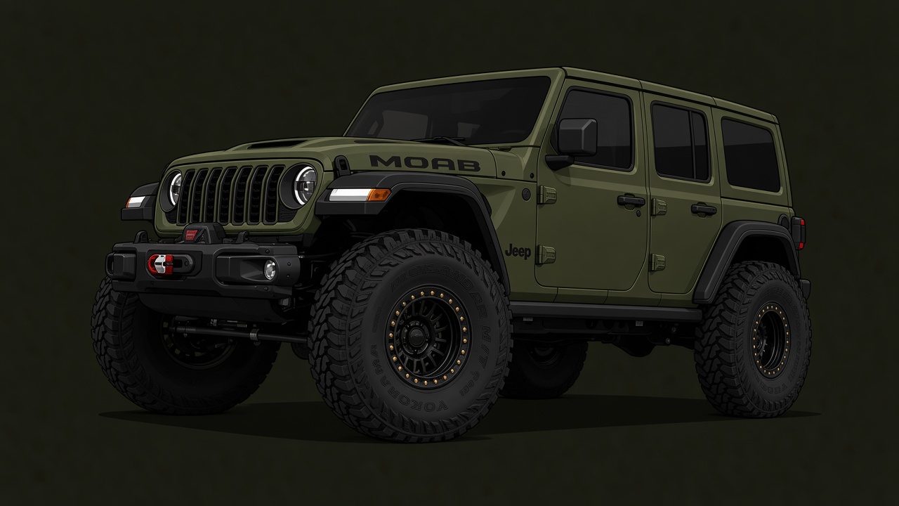 Mountain Dude, a 2026 Jeep Wrangler 392 Moab in '41 green